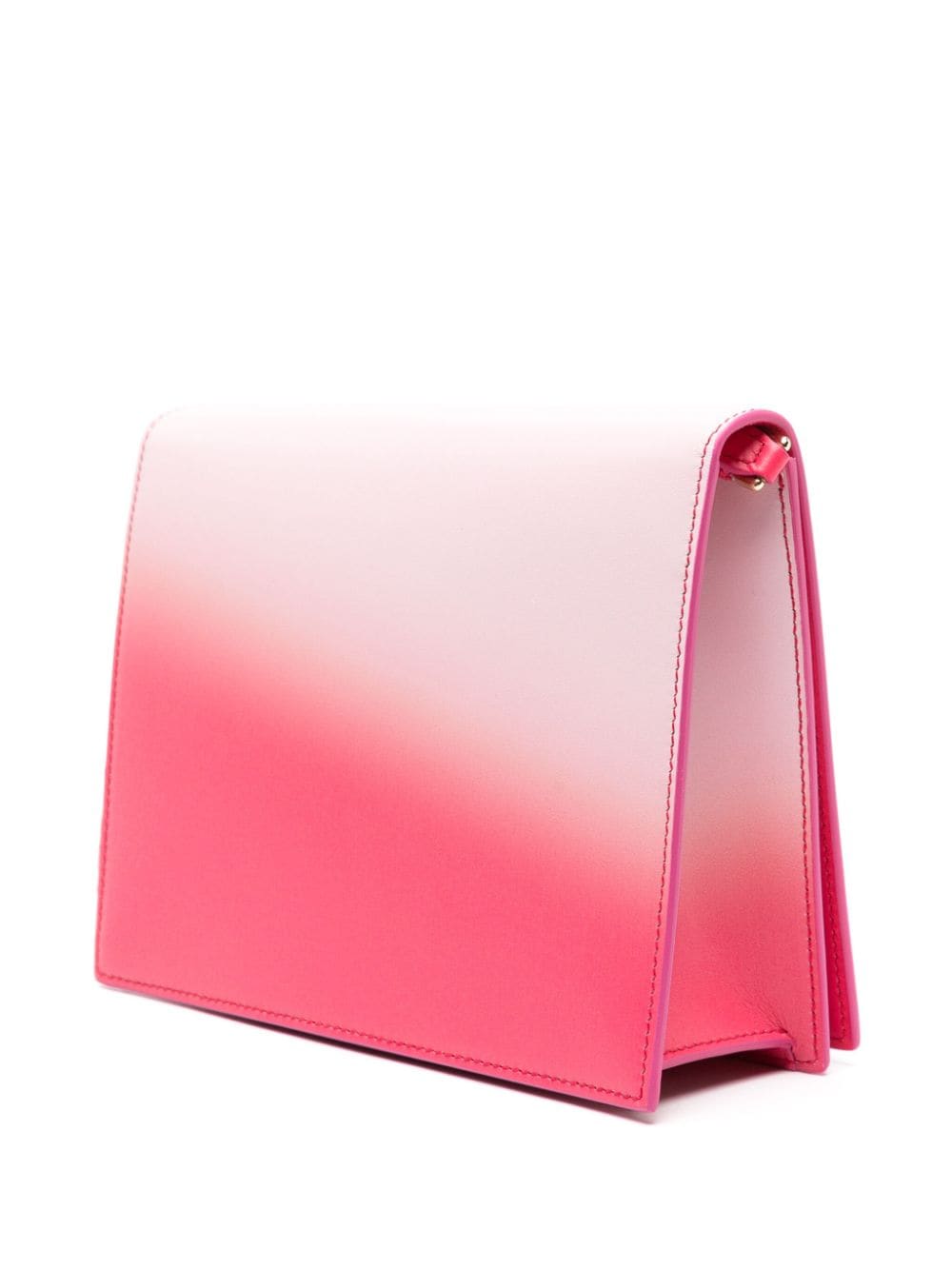 Shop Dolce & Gabbana Rose Pink Ombre Leather Crossbody Handbag For Women