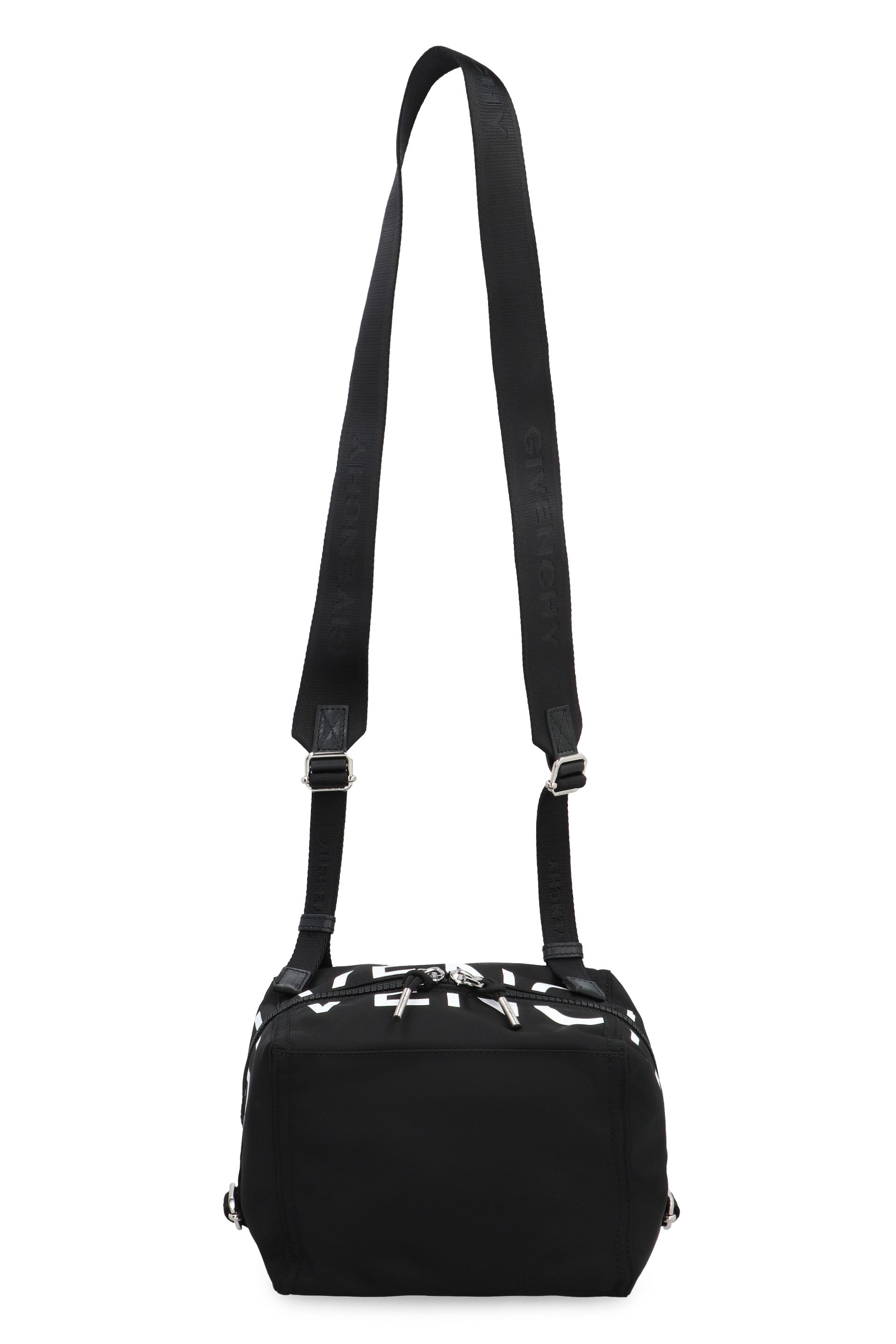 Shop Givenchy Black Nylon Messenger Handbag For Men