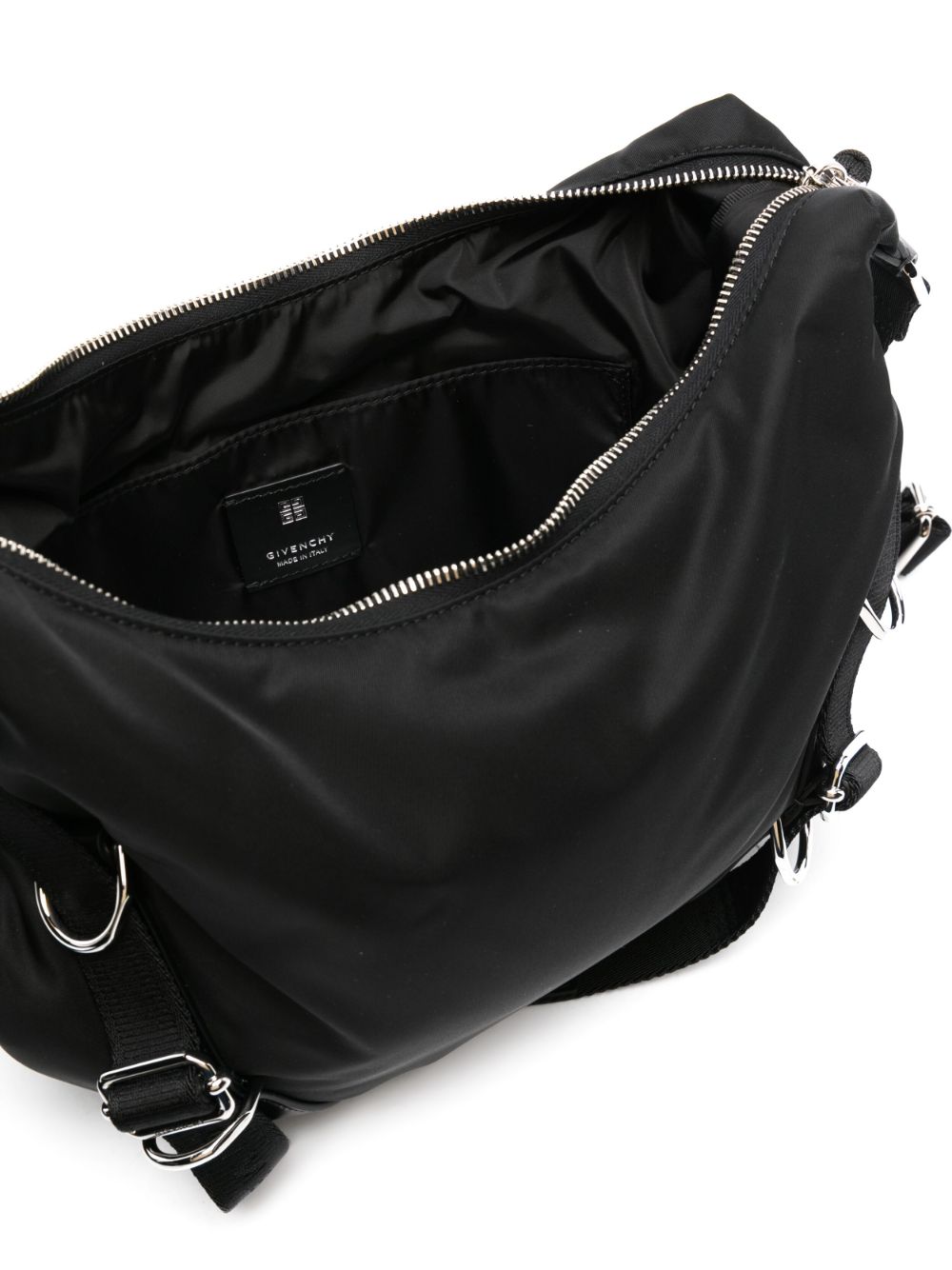 Shop Givenchy Designer Black Nylon Crossbody Handbag For Men