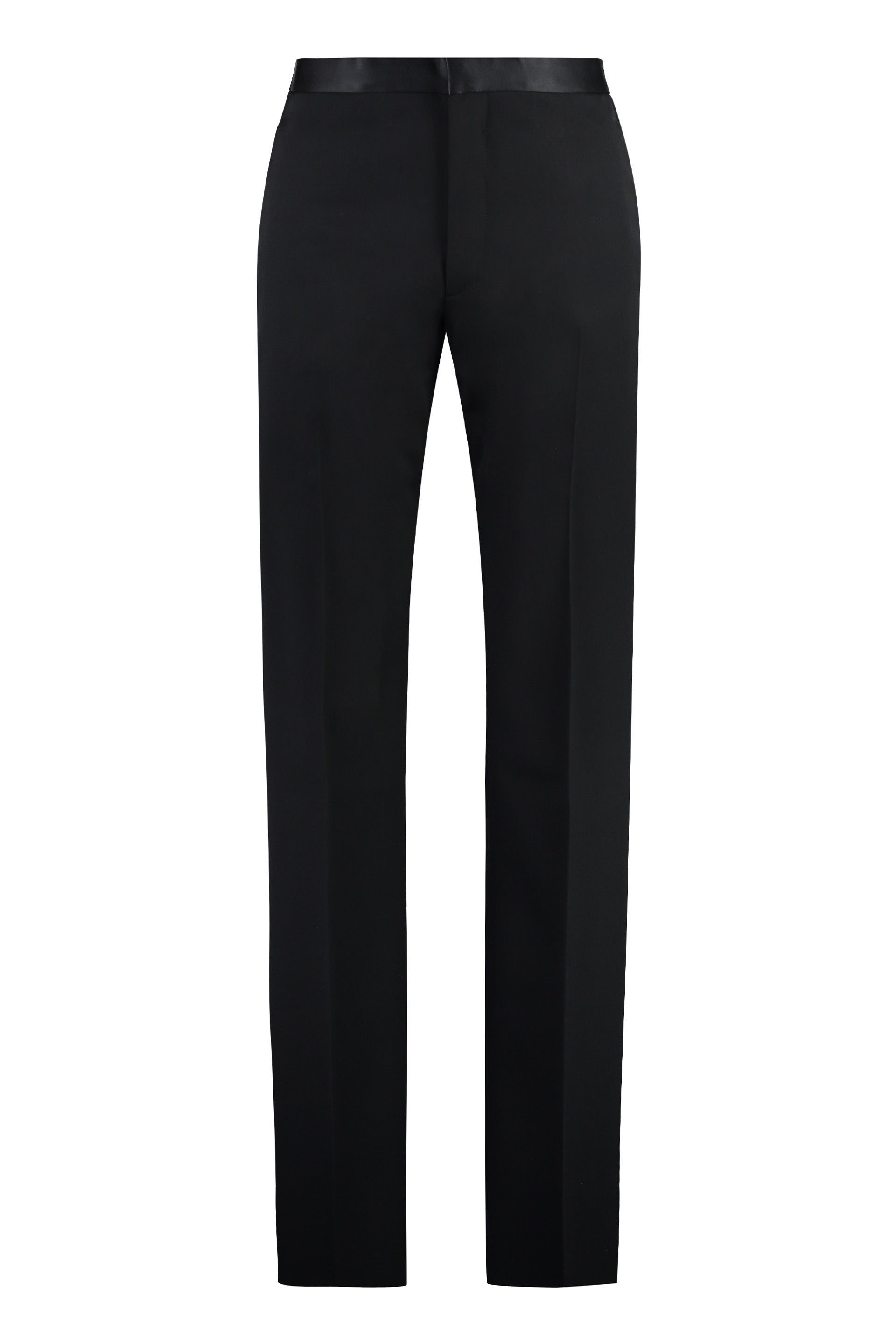 Givenchy Tailored Black Wool Trousers For Men