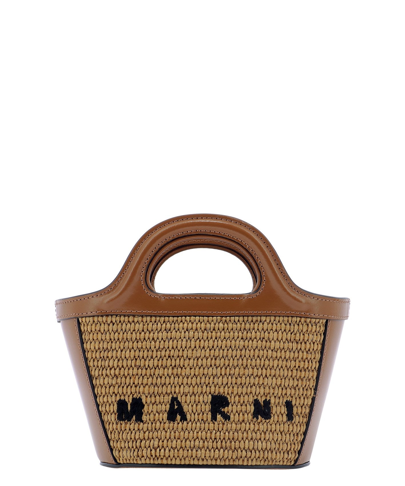 Marni "tropicalia Micro" Handbag In Brown
