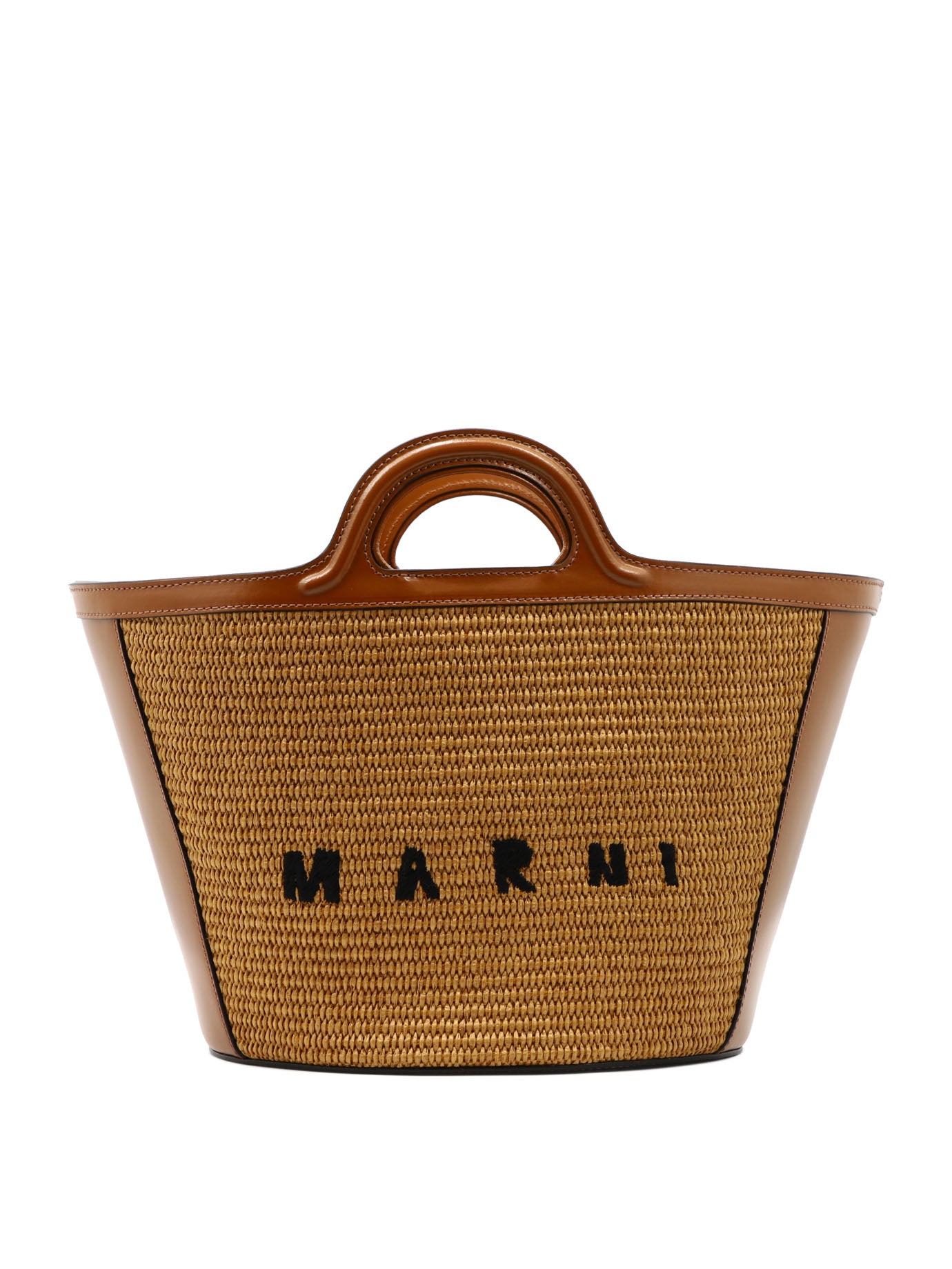 Marni "tropicalia Small" Handbag In Brown