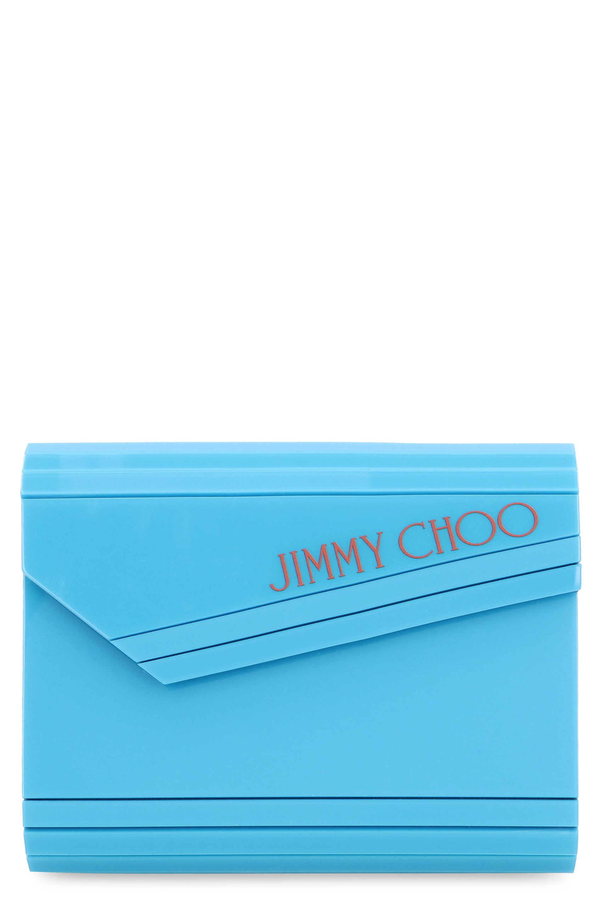 Jimmy Choo Light Blue Acrylic Candy Clutch For Women