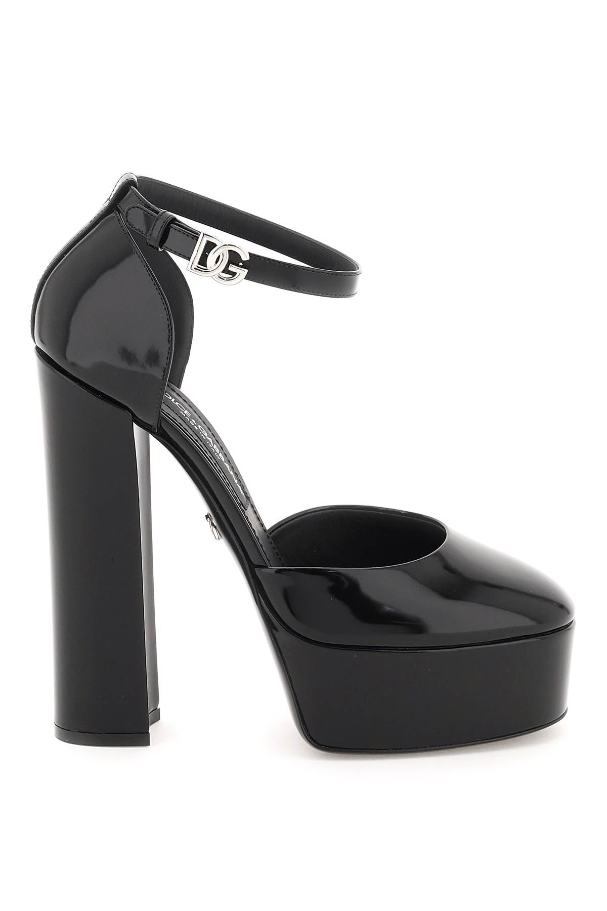 Shop Dolce & Gabbana Elegant Platform Pumps For Women In Black
