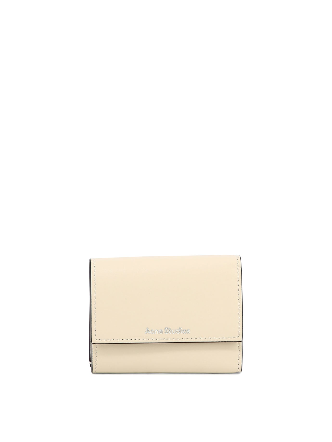 Acne Studios Wallet With Logo In White
