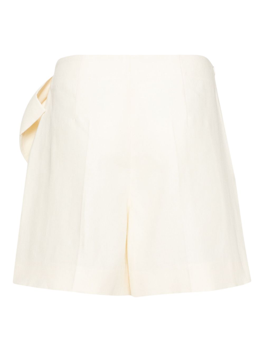 Shop Chloé White Linen Shorts For Women
