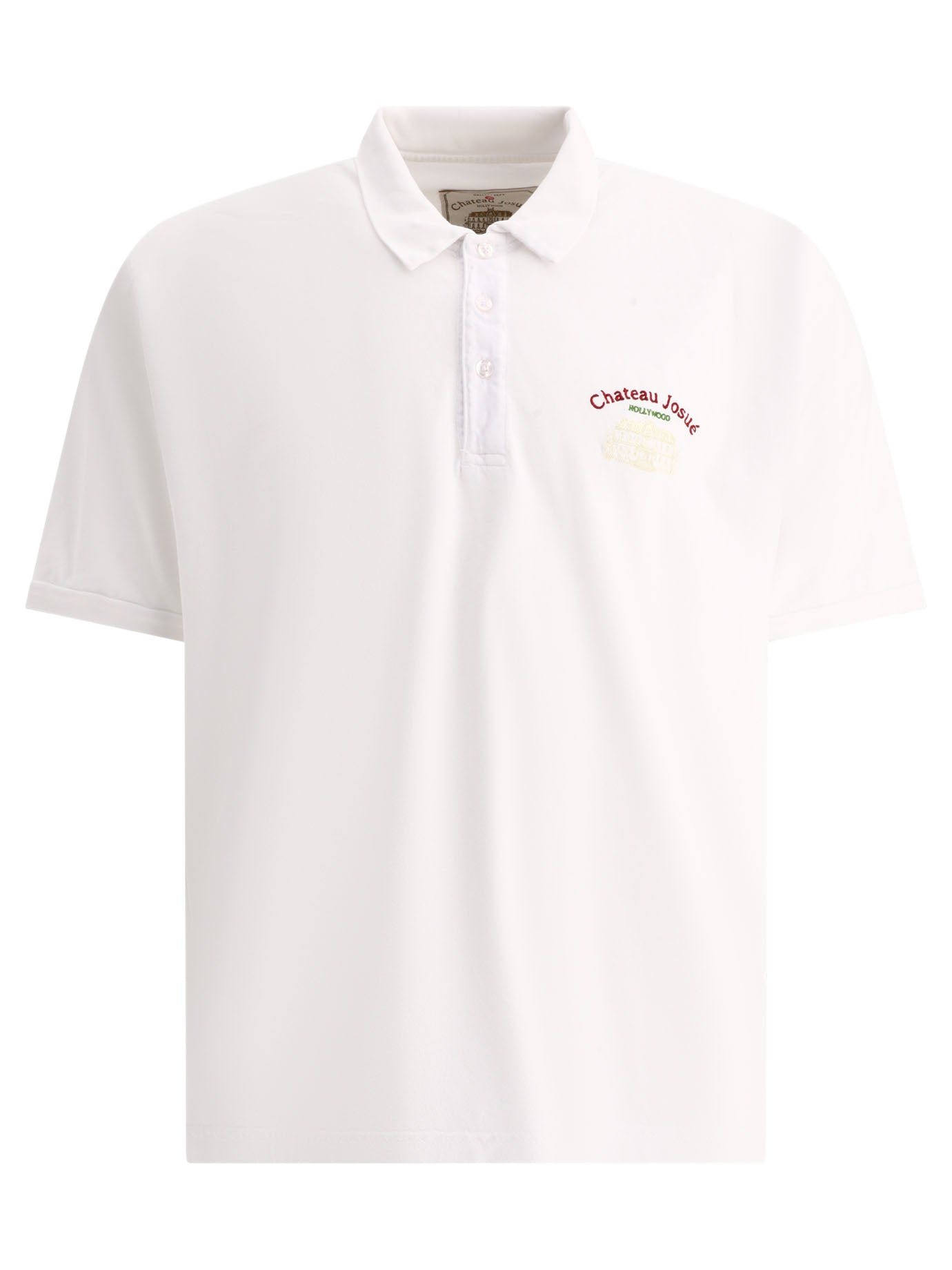 Shop Gallery Dept. Men's White 'chateau Josue' Polo Shirt For Ss24