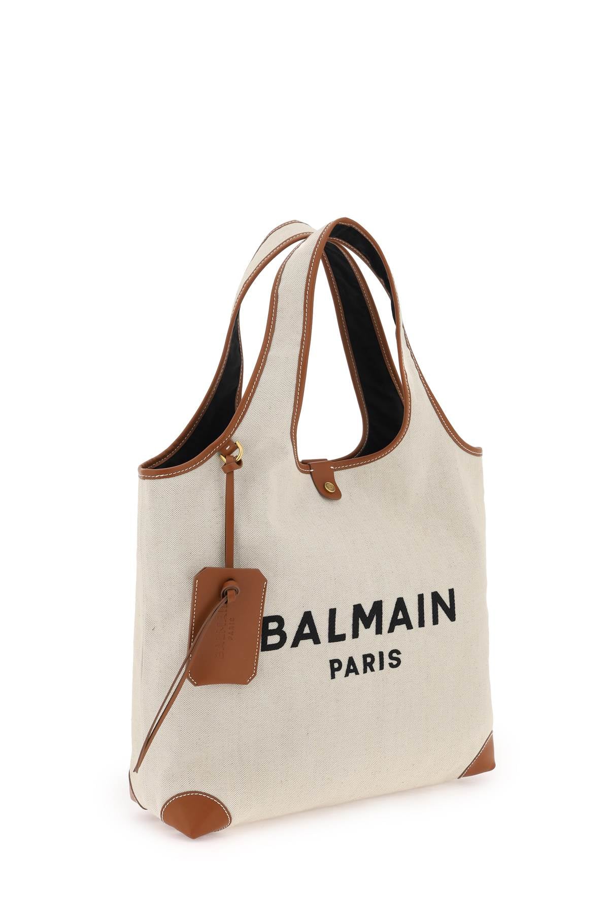 Shop Balmain B-army Tote Handbag In Multicolor