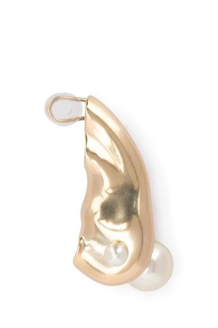 Dior Wcj Earrings In Gold/white