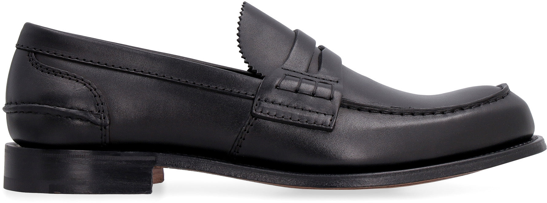 Shop Church's Handmade Black Leather Loafers For Men In 2024
