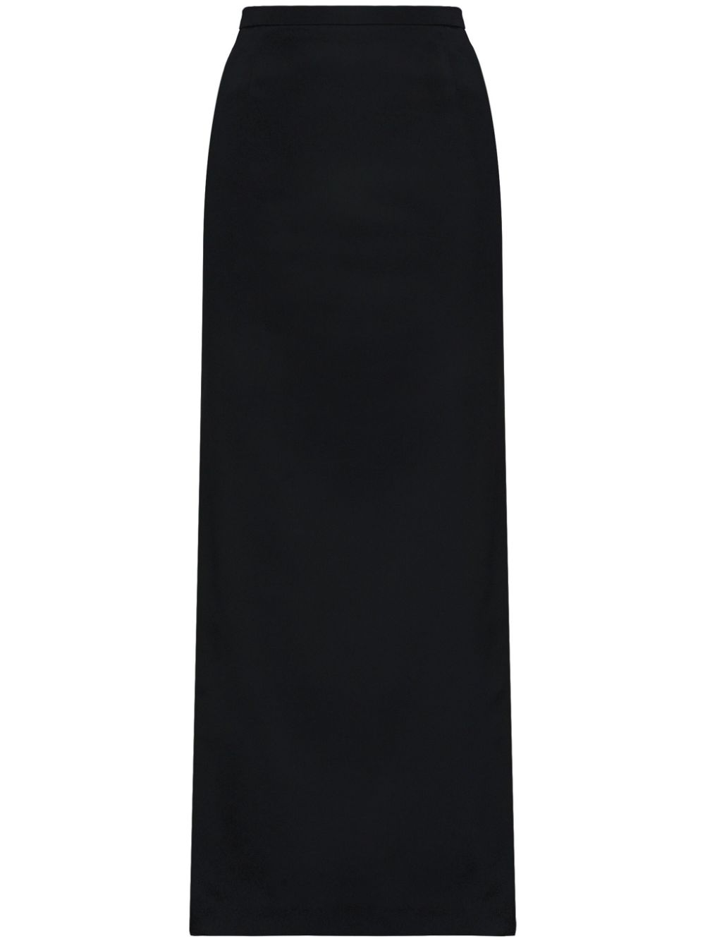 Shop Dolce & Gabbana High-slitted Cady Maxi Skirt For Women In Black