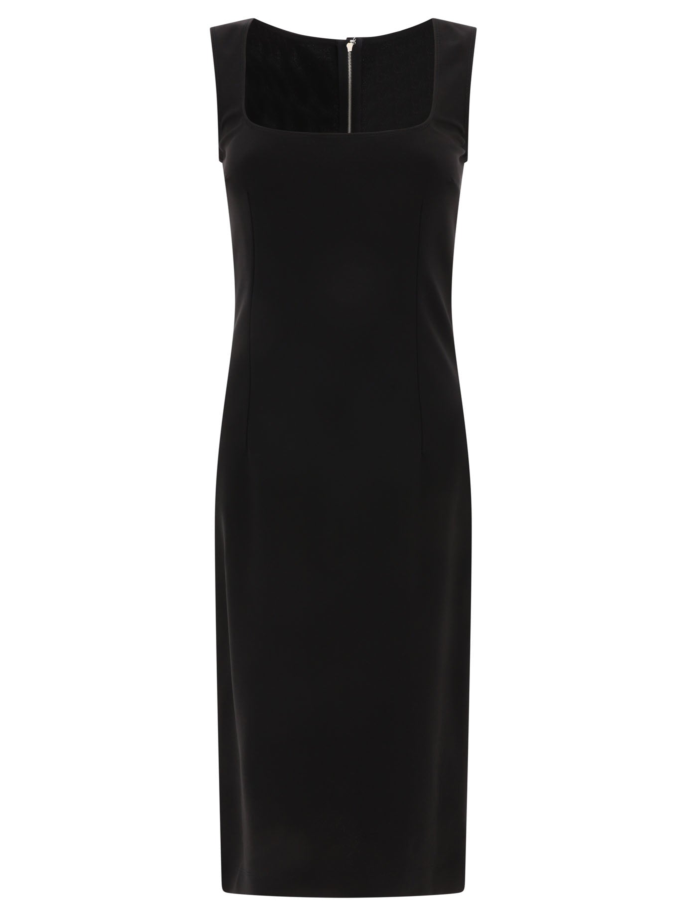 Shop Dolce & Gabbana Chic Black Stitch Dress For Women