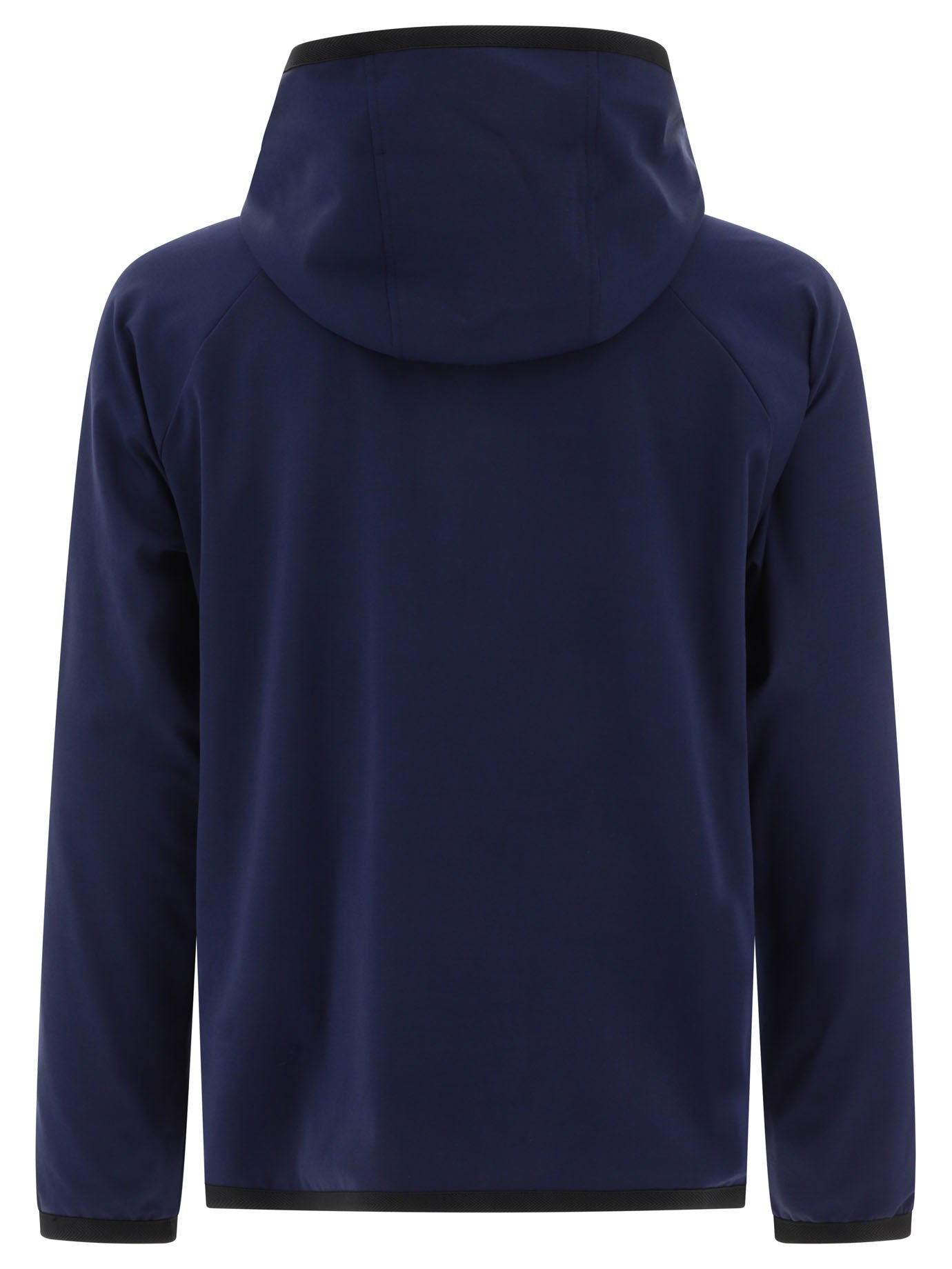 Shop Dolce & Gabbana Blue T-shirt Jacket With Hood For Men In Navy