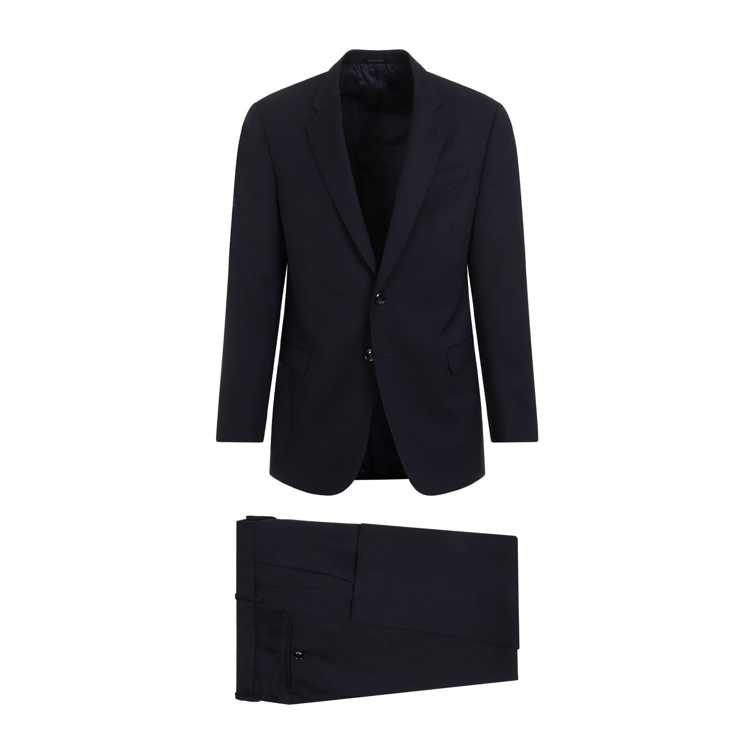 Giorgio Armani Men's Blue Wool Suit Ss24