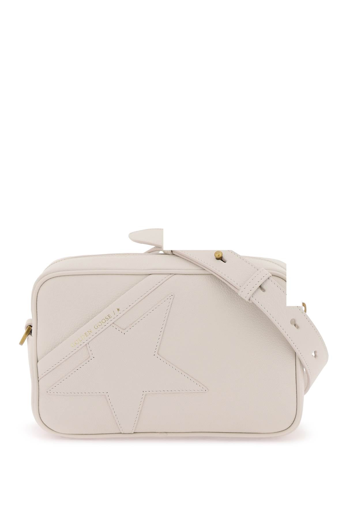 Golden Goose White Leather Star Crossbody Handbag For Women