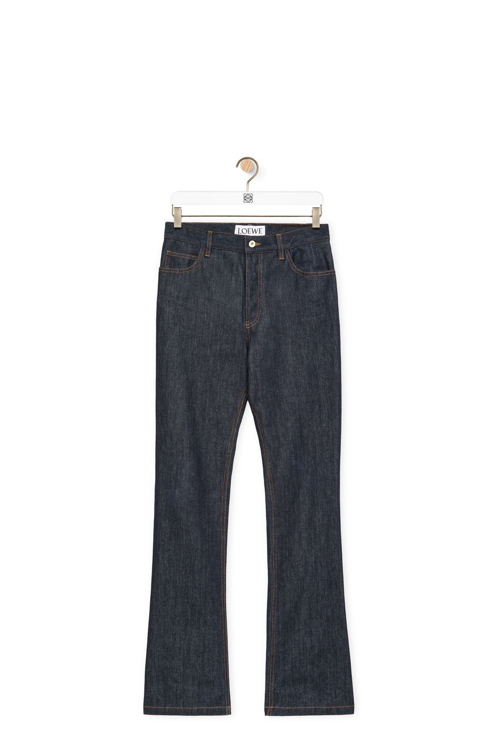 Loewe Men's Rawdenim Bootcut Jeans For The Ss24 Season In Blue