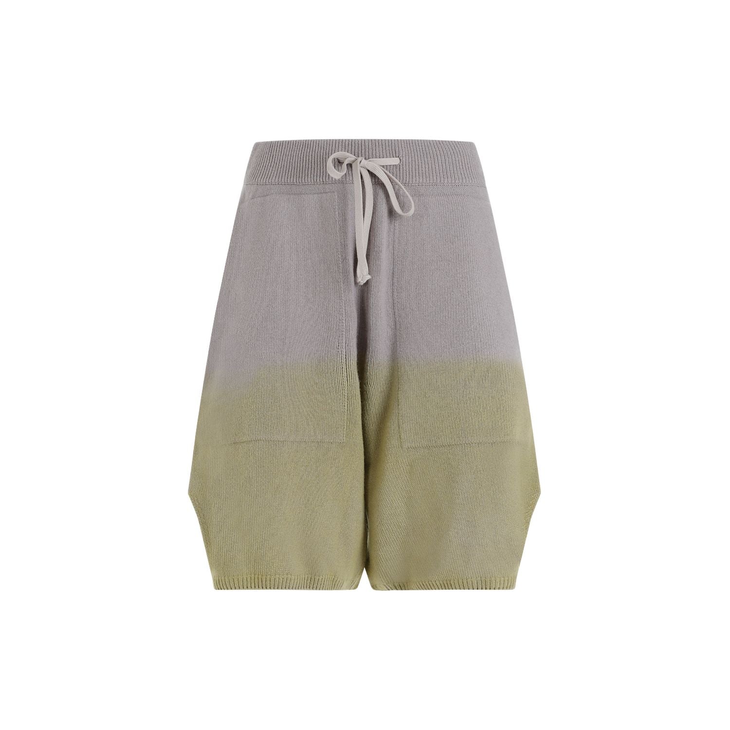 Shop Moncler Genius Green Cashmere Shorts For Women, Ss24 Collection