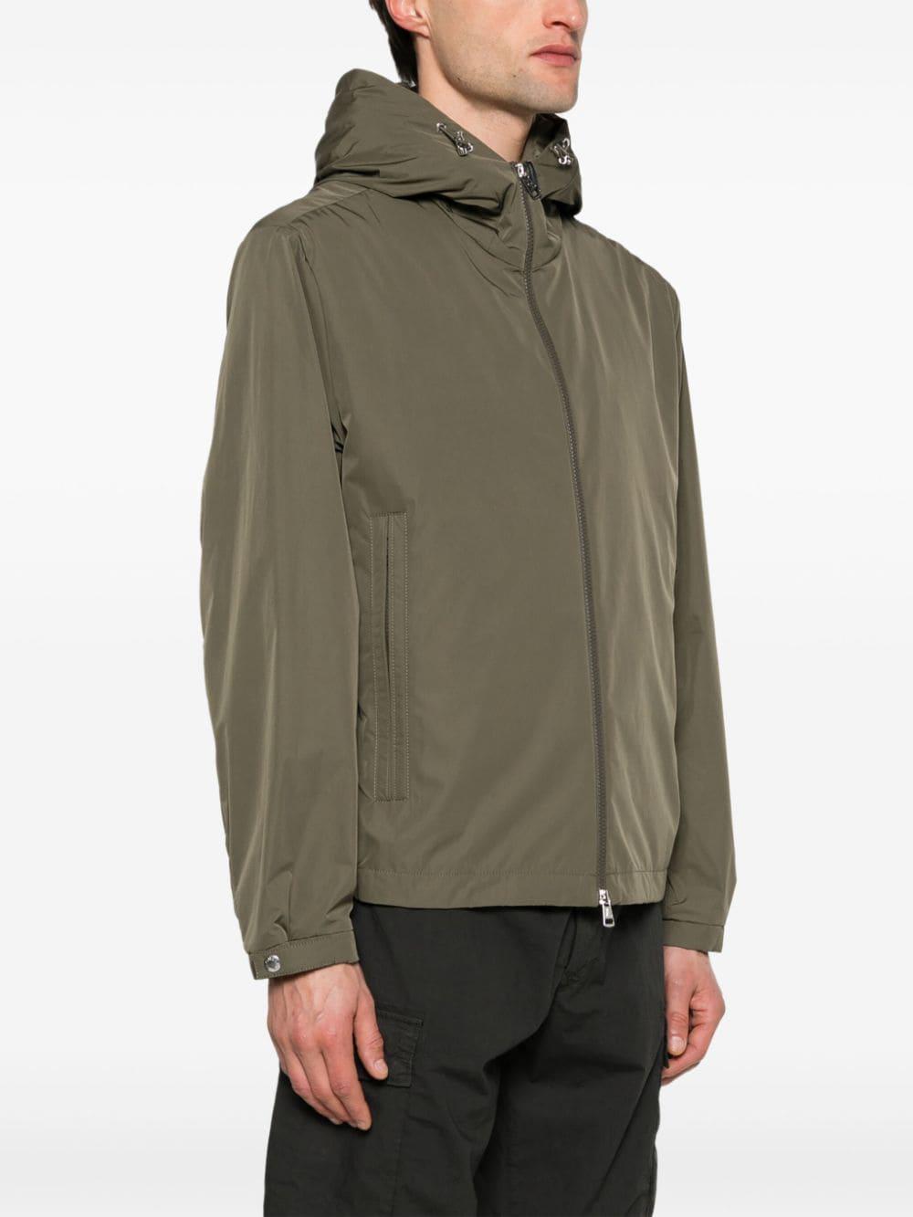 Shop Moncler Green Traversier Jacket For Men