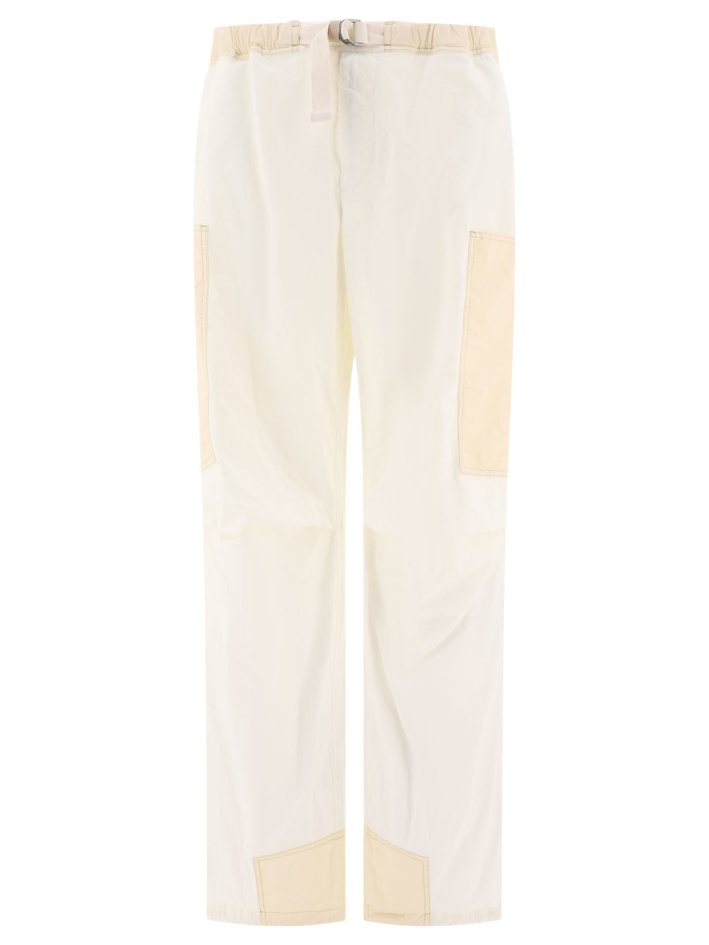 Jil Sander Men's White Parachute Trousers For Ss24