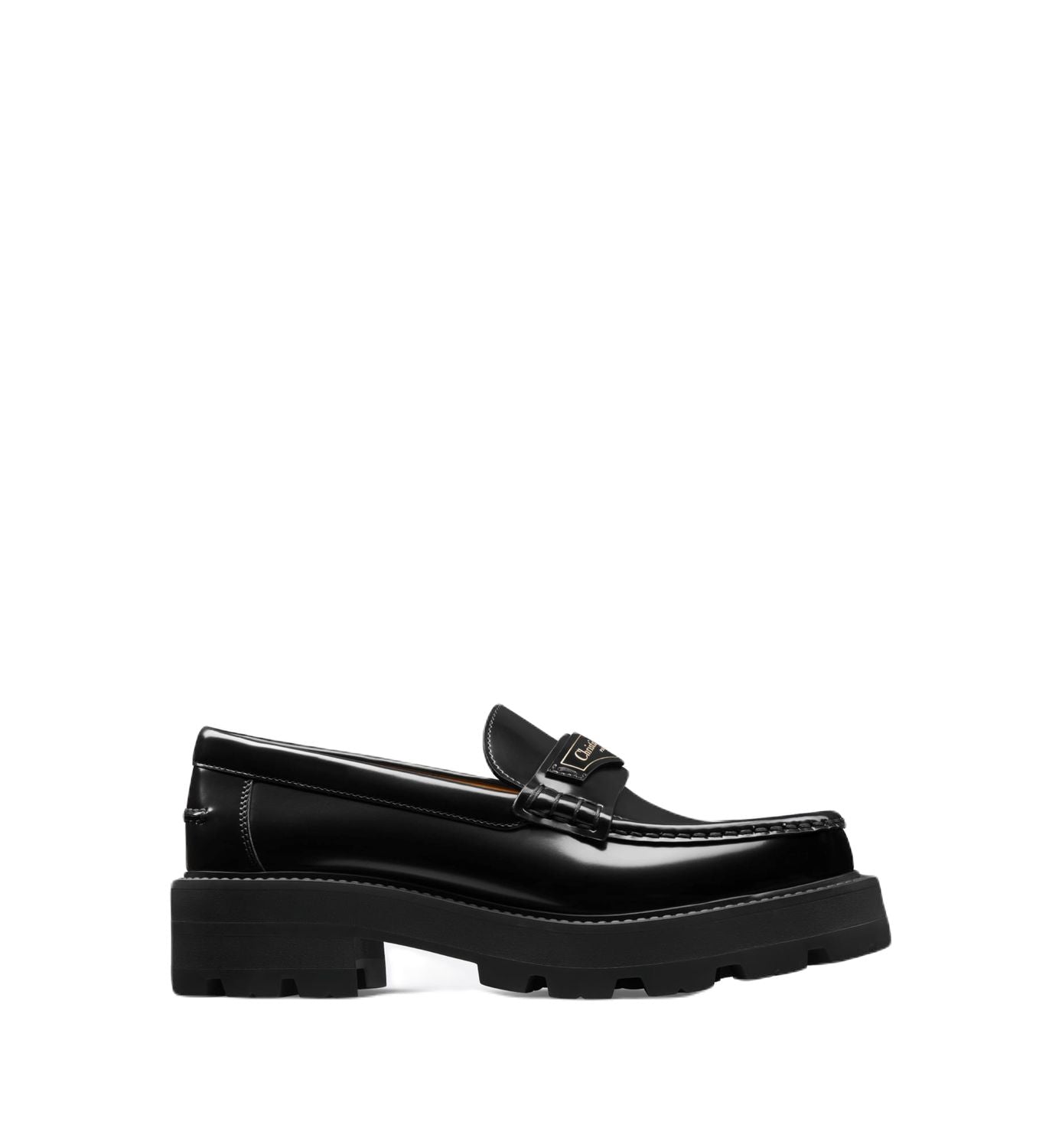 Dior Fashion Forward Black Platform Loafers For Women