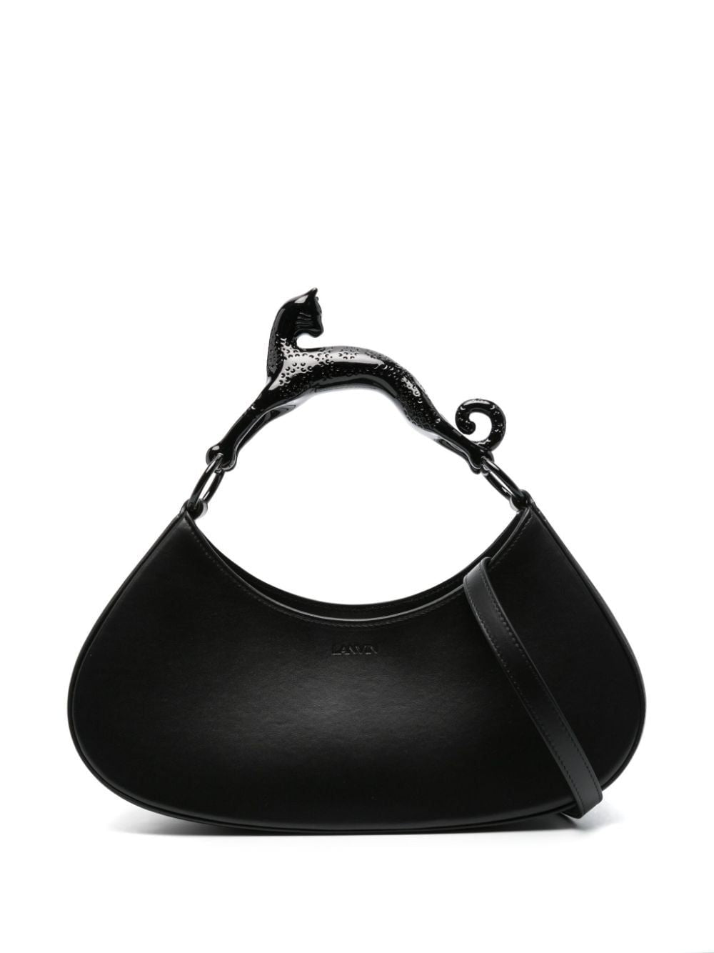 Shop Lanvin Hobo Handbag Cat Large Handbag In Black