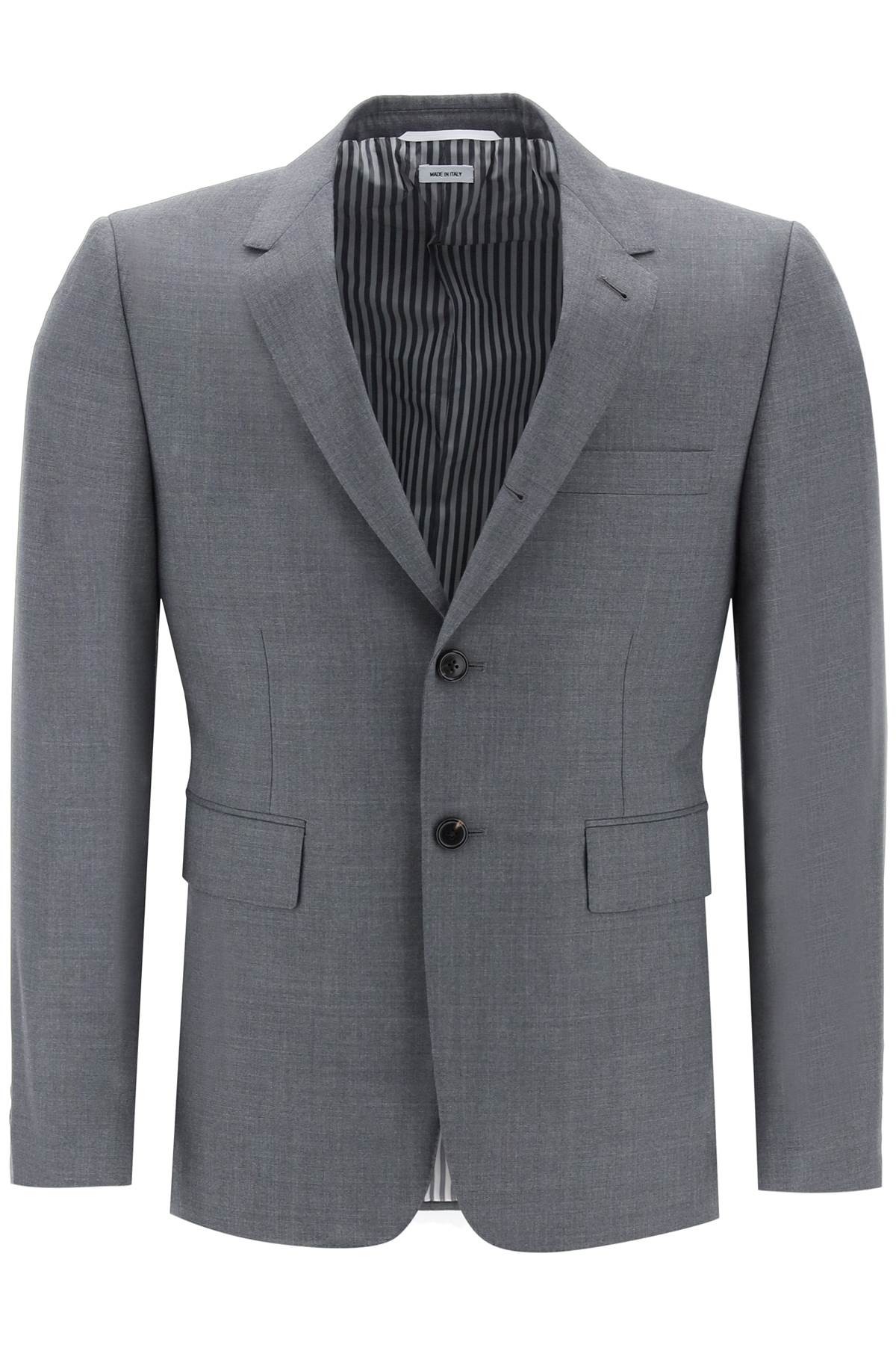 Thom Browne Classic Sport Jacket Jacket In Gray
