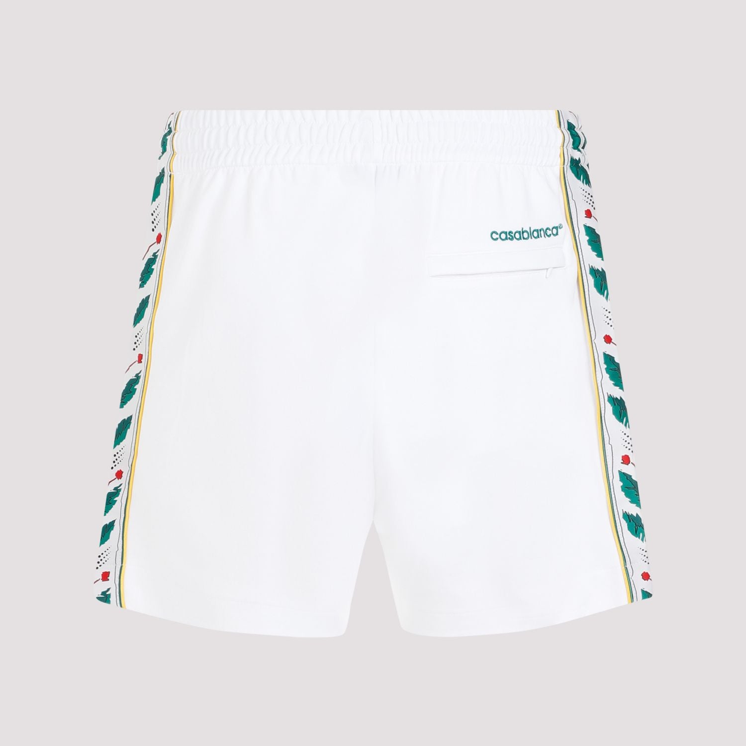 Shop Casablanca Men's White Track Shorts For Ss24