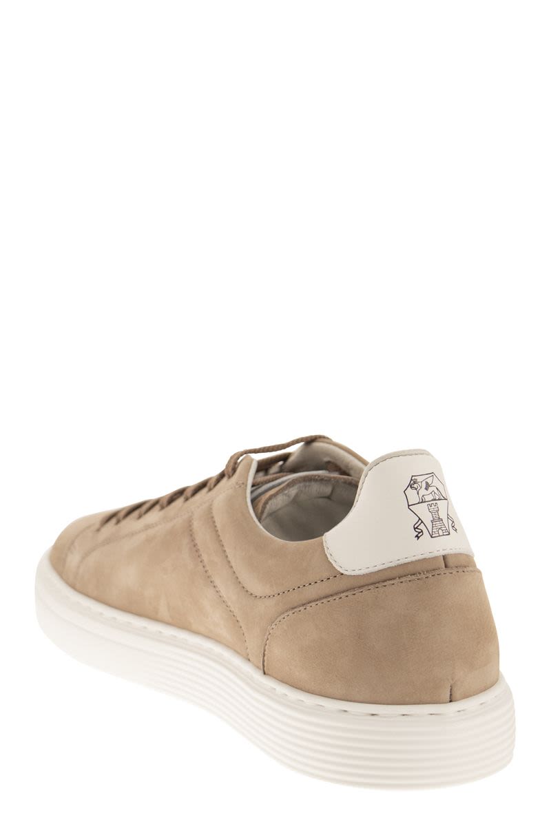Shop Brunello Cucinelli Versatile Beige Trainers For Men With High-quality Materials And Contemporary Design