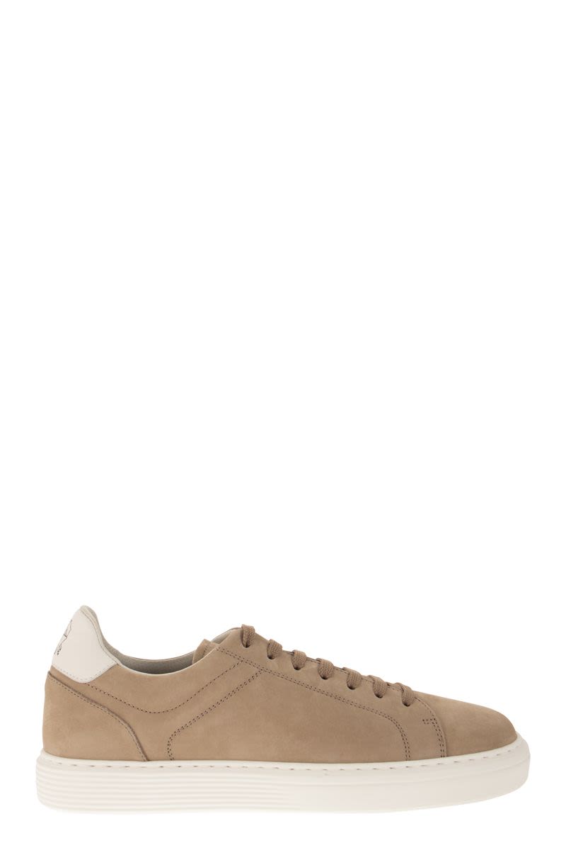 Shop Brunello Cucinelli Versatile Beige Trainers For Men With High-quality Materials And Contemporary Design