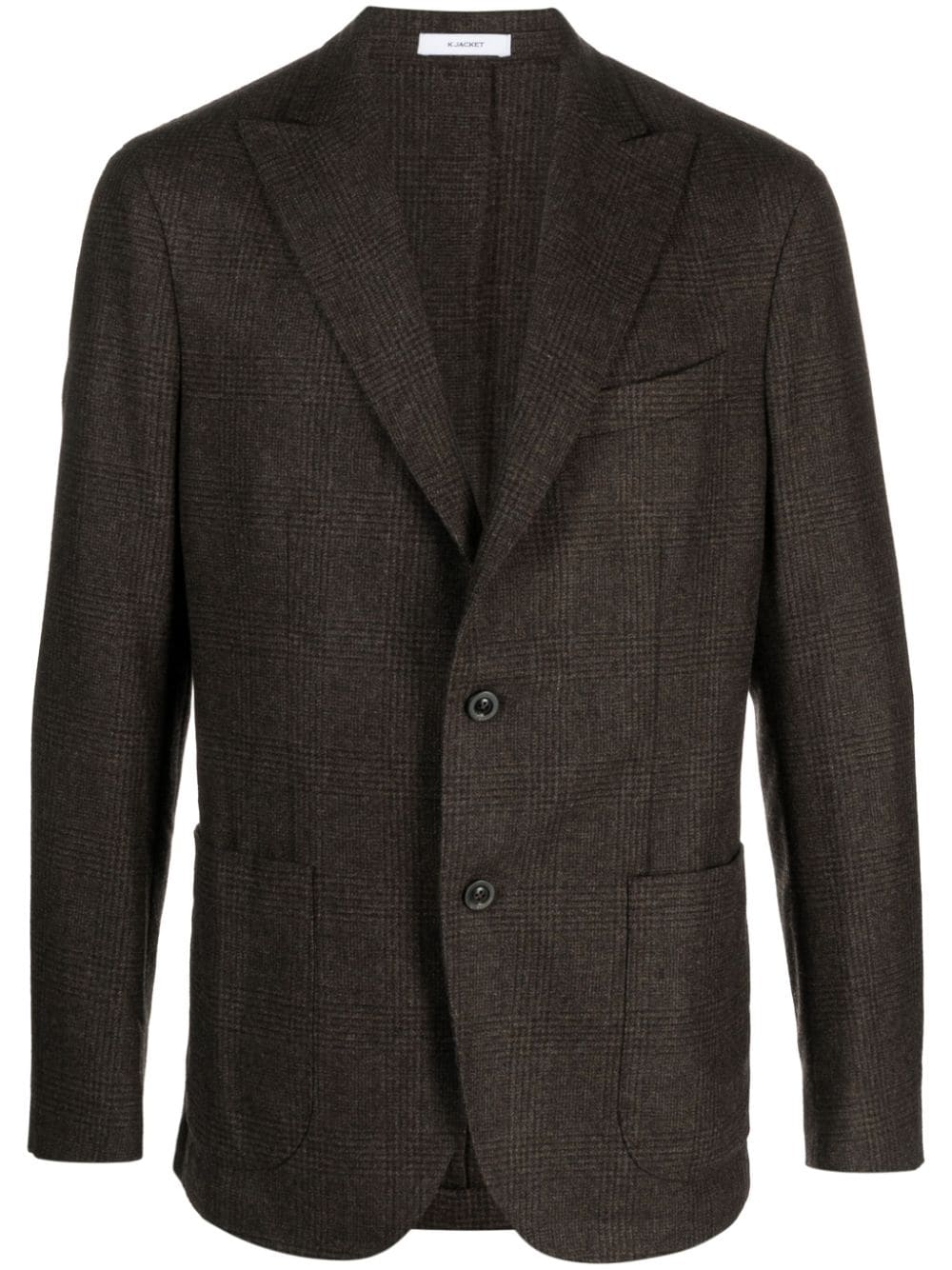 Shop Boglioli Premium Cedar Brown Wool Jacket For Men