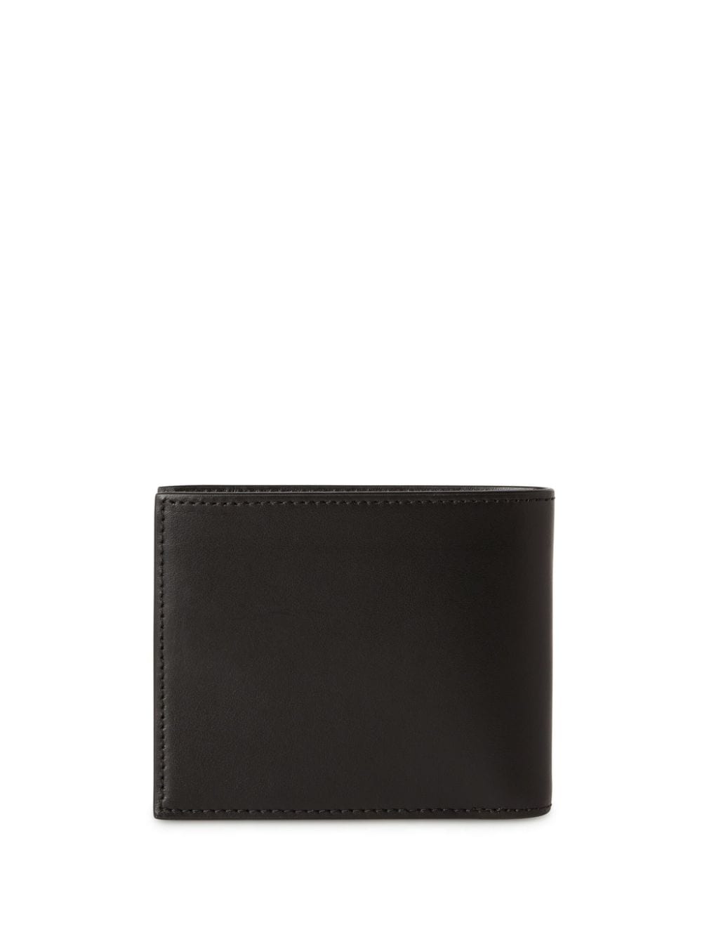 Shop Off-white Sleek Black Bi-fold Wallet For Men
