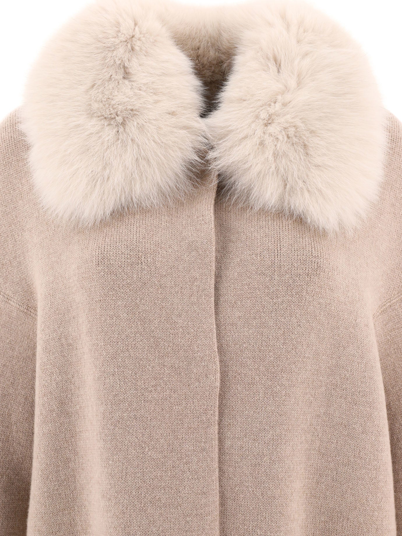 Shop Giovi Luxurious Beige Jacket For Women