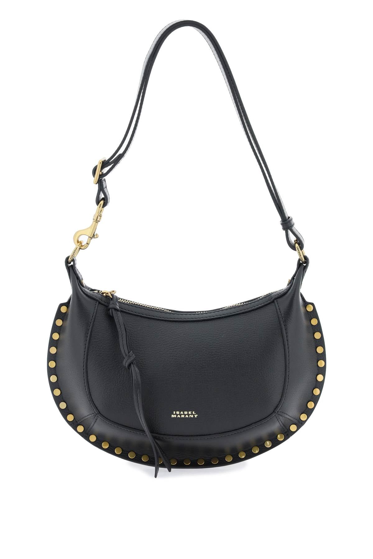 Isabel Marant Stylish Black Leather Shoulder Bag For Women