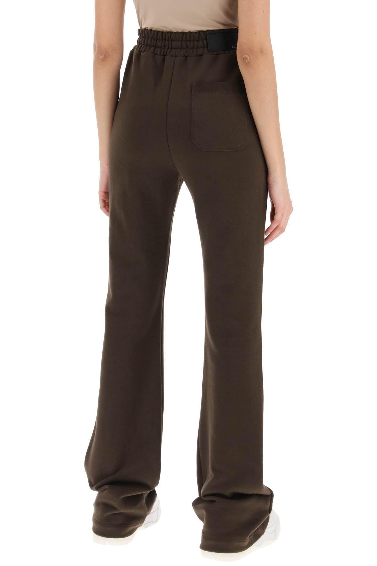 Shop Amiri Brown Joggers With Core Logo For Women