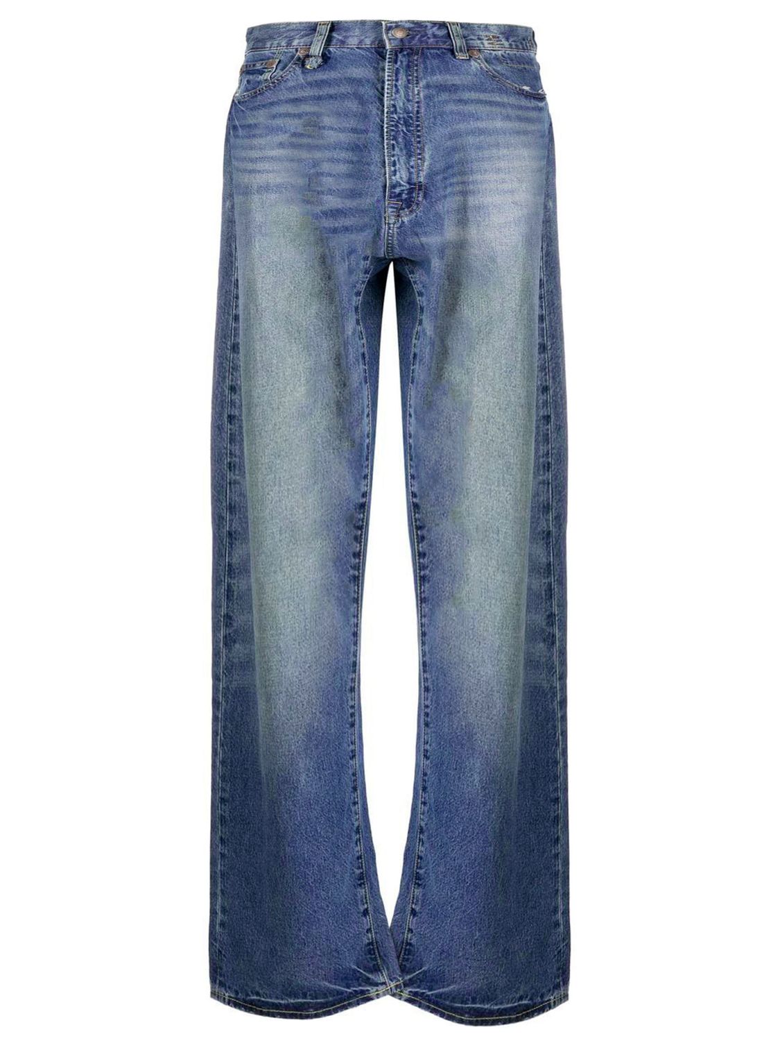 R13 Light Blue Wide-leg Denim Jeans For Women