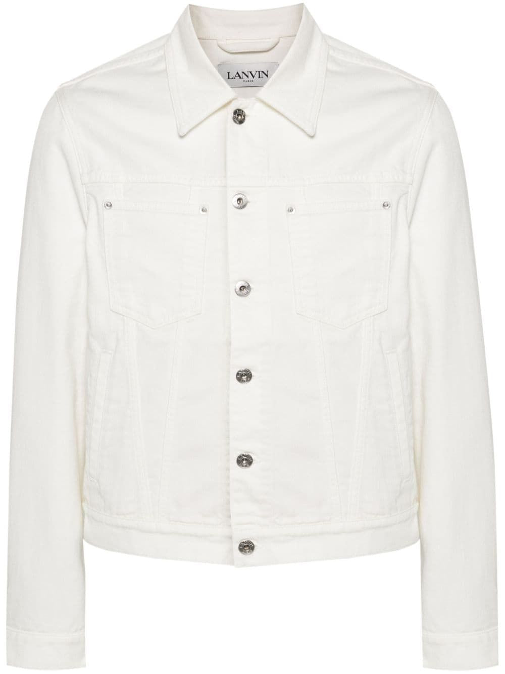 Lanvin Men's Optic White Regular Jacket For Ss24