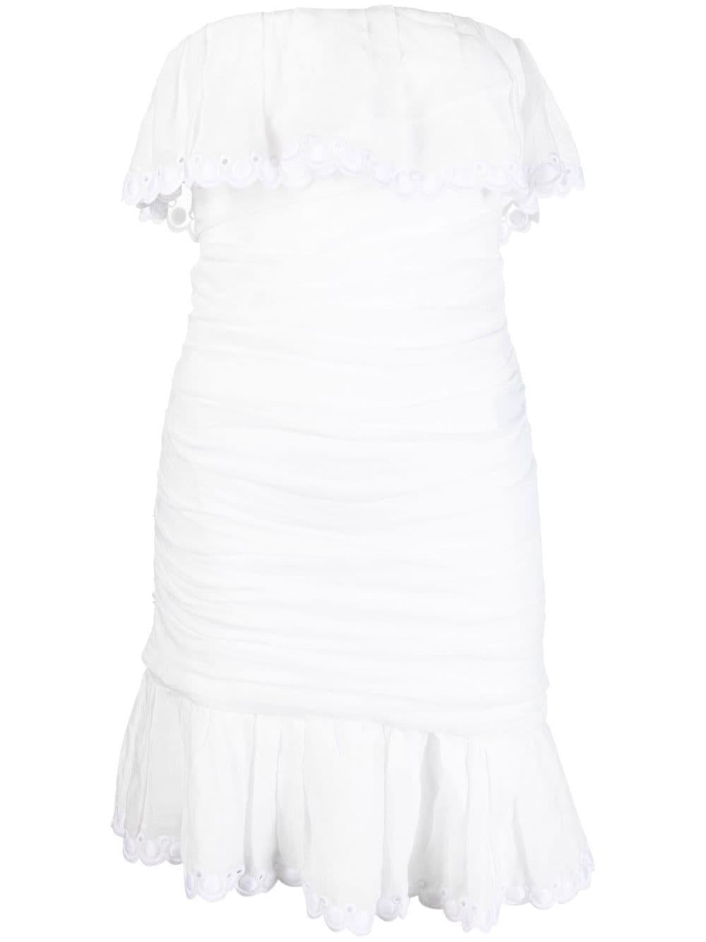 Isabel Marant White Ramie Dress For Women Spring/summer 2024