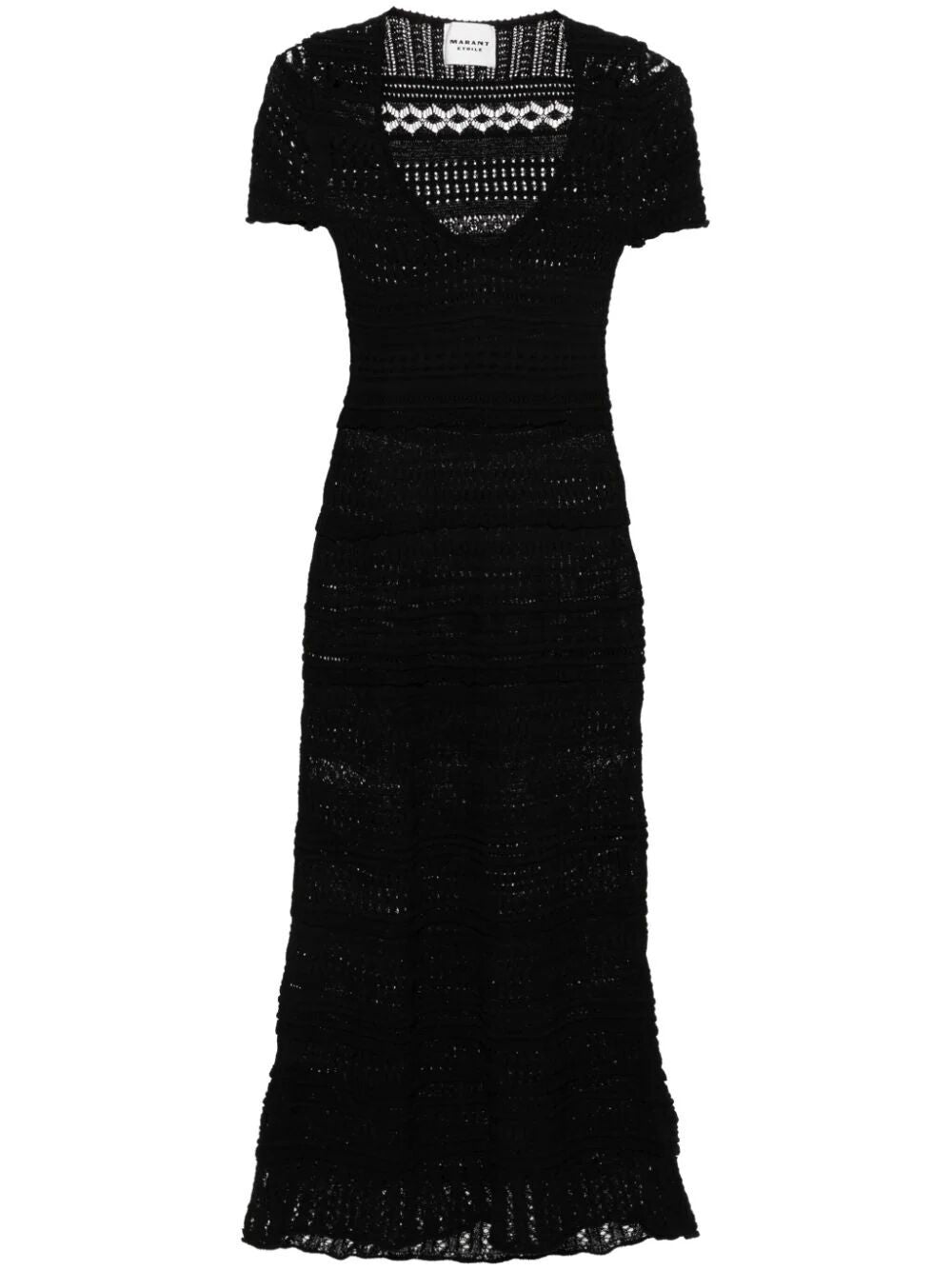 Shop Isabel Marant Étoile Black Cotton Maxi Dress For Women
