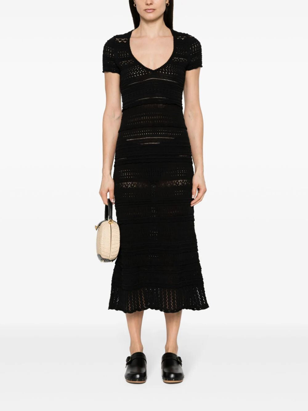 Shop Isabel Marant Étoile Black Cotton Maxi Dress For Women