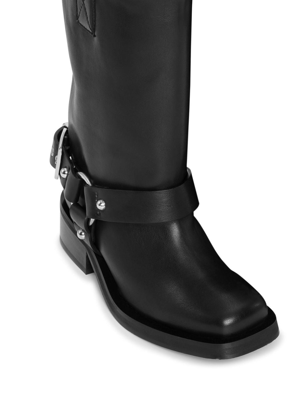 Shop Ganni Biker Ankle Boots For Women In Black