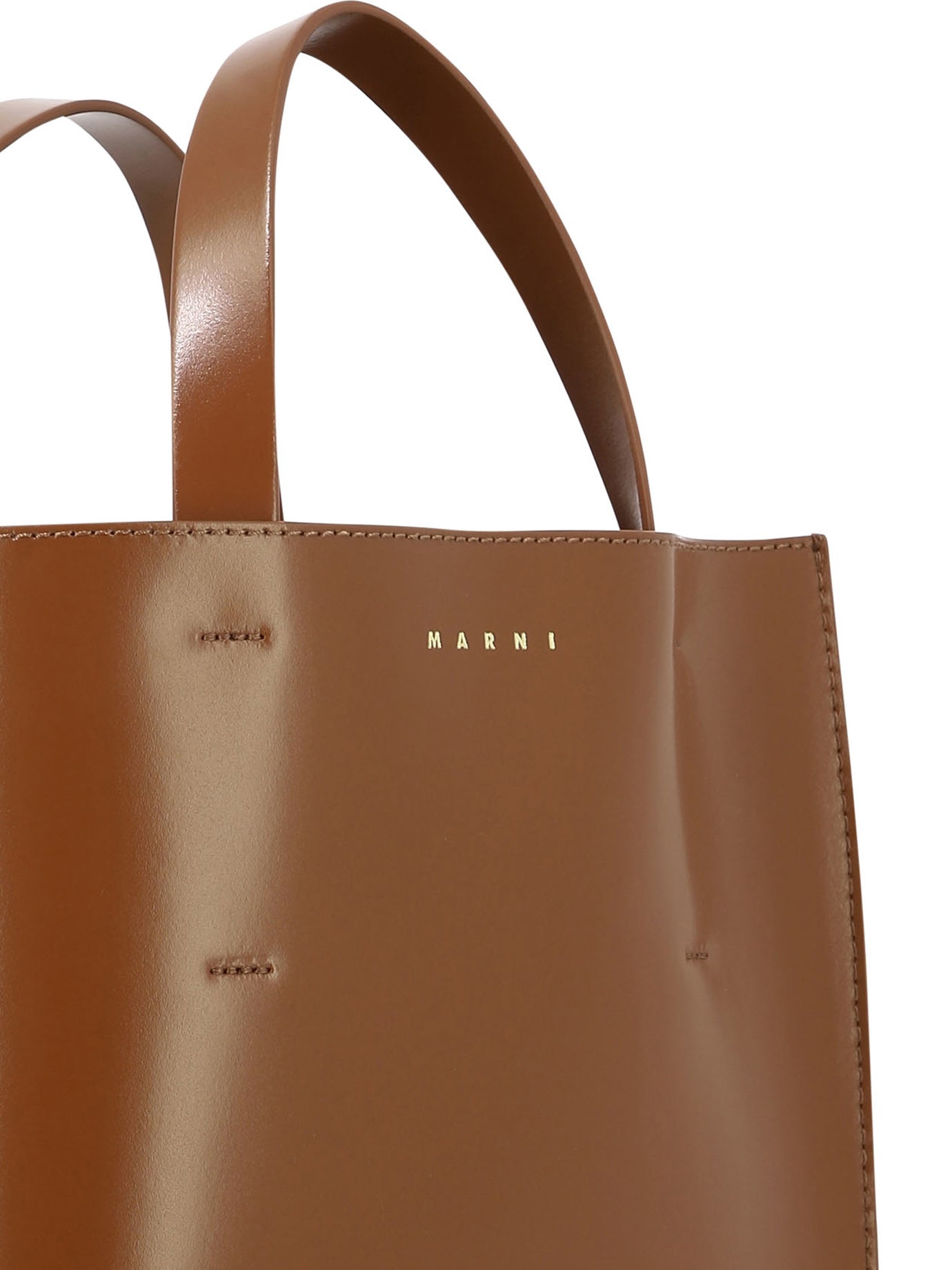 Shop Marni Luxurious Brown Leather Tote For Women