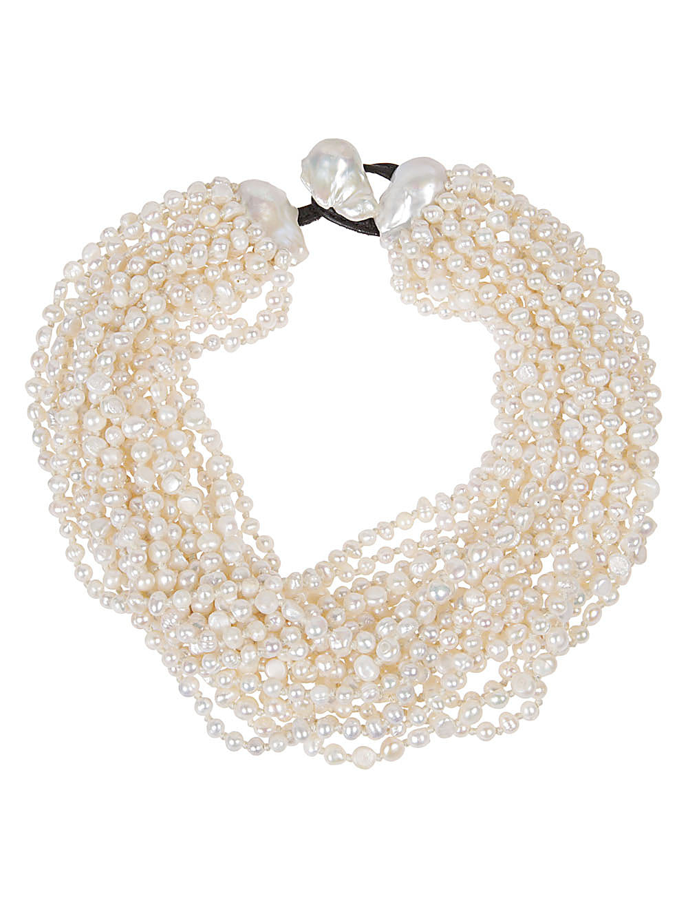 Monies Pearl Necklace In White