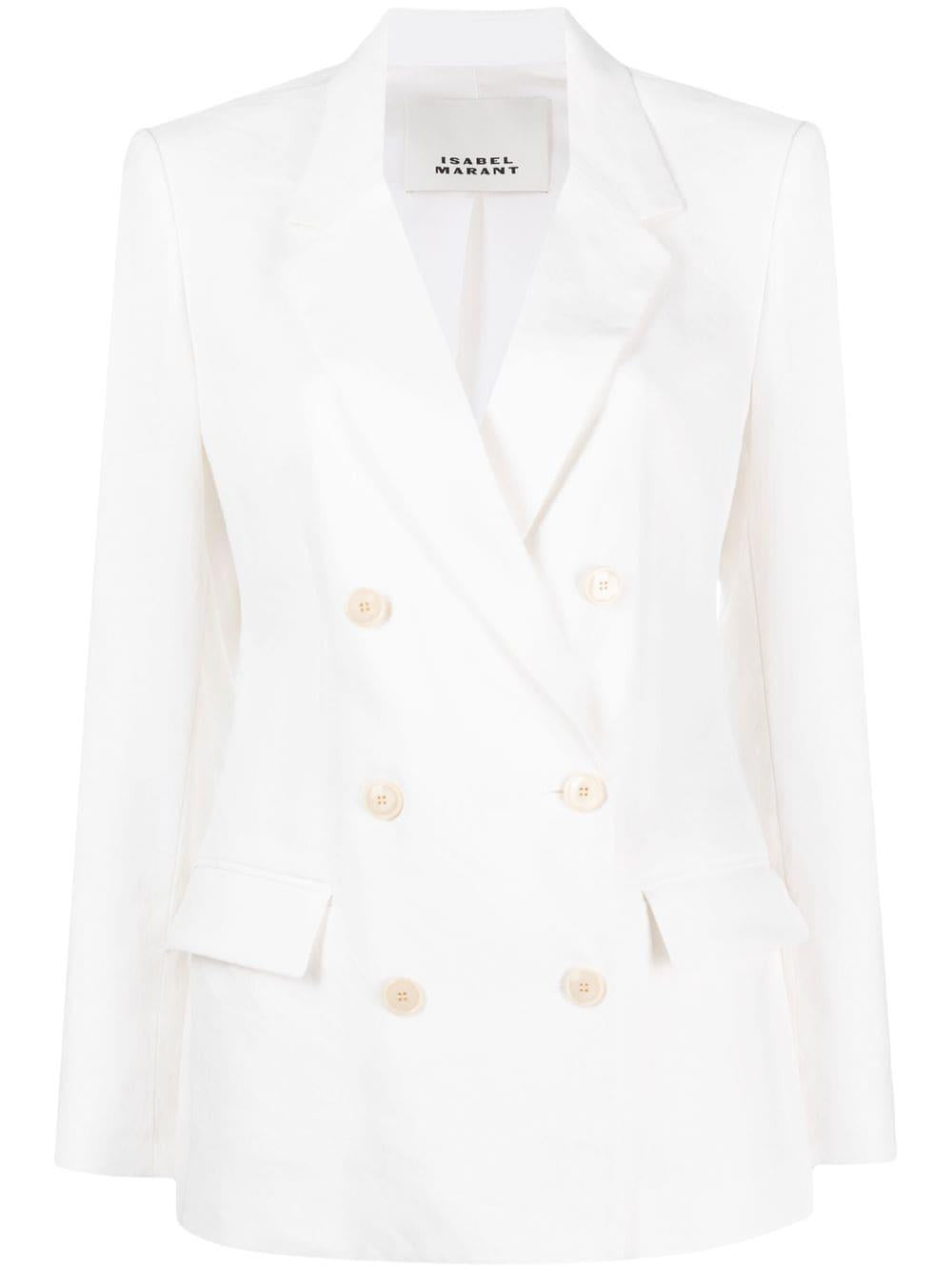 Isabel Marant Ss23 Women's White Blazer By