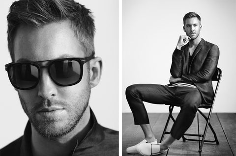 Calvin Harris lunette Armani