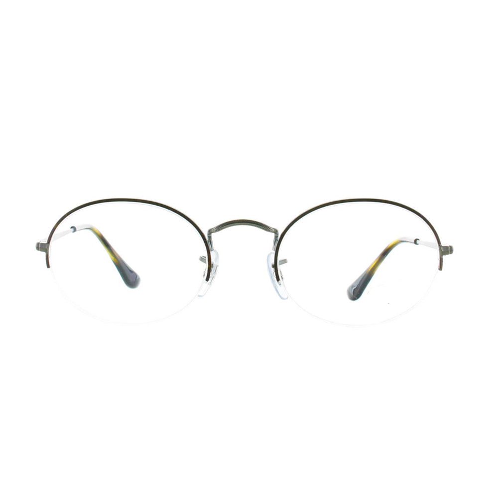 Ray-Ban RB6547 semi-rimless oval gauze glasses rayban computer glasses ...