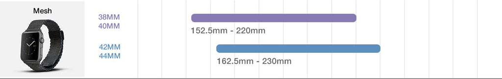 Apple Size Chart