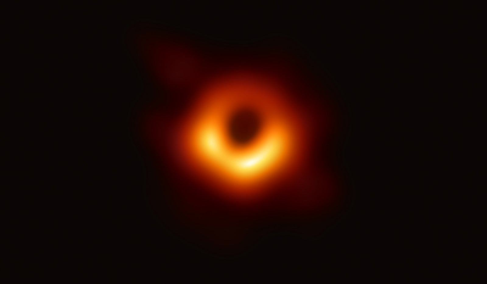 image of the black hole at the center of galaxy M87