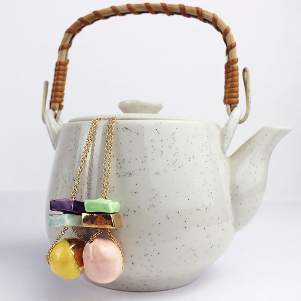 green tea in teapot
