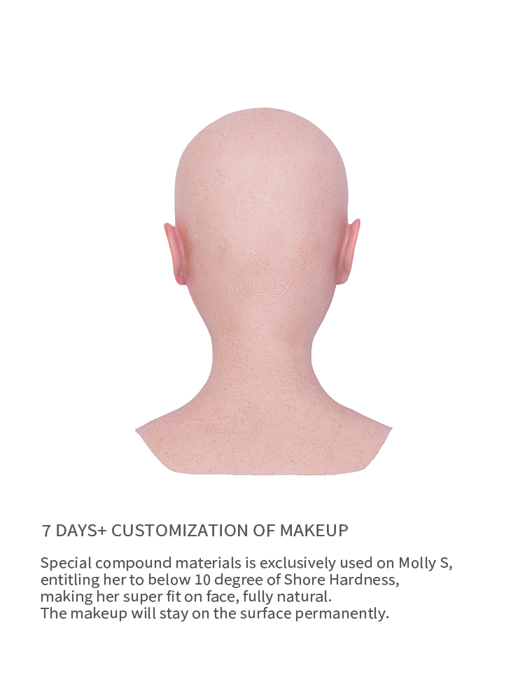 MoliFX  Molly S “Xmas Limited” Makeup Style Silicone Female Mask SFX