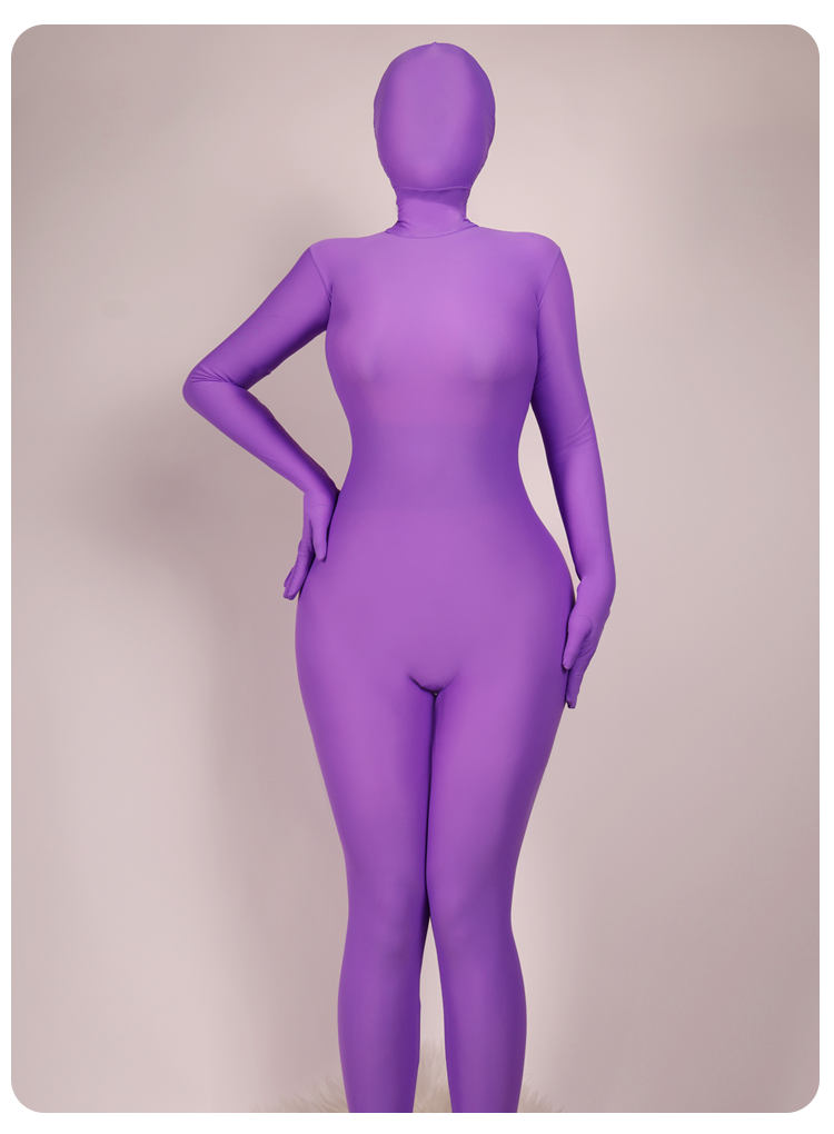 Moli's Zentai  Skinsuit Violet of CLASSIC Series Super Spandex